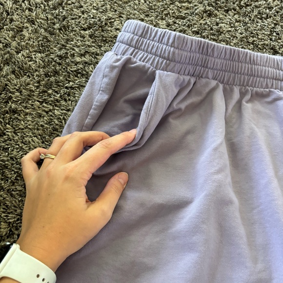 Torrid Everyday Fleece Patch Pocket Active Shorts size 4X Dusk Purple - Picture 8 of 12